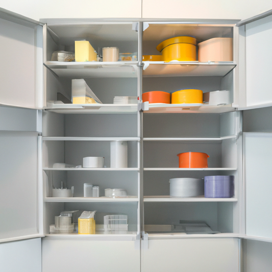 Double your storage with a Two Tier Shelf! Maximize your cupboard space and organize your kitchen with this simple solution.