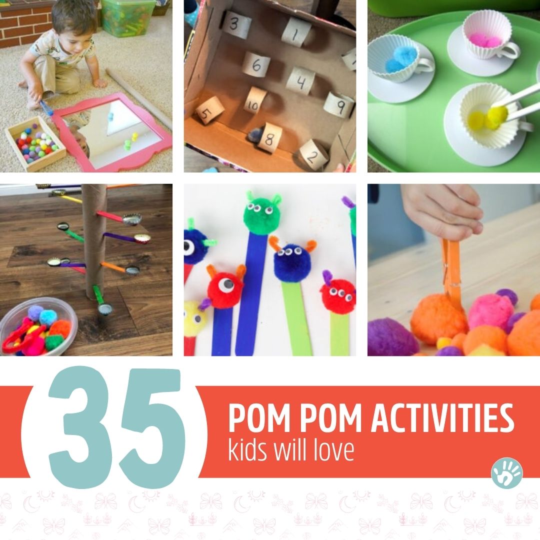 35 Exciting Pom Pom Activities and Crafts for Toddlers and Preschoolers