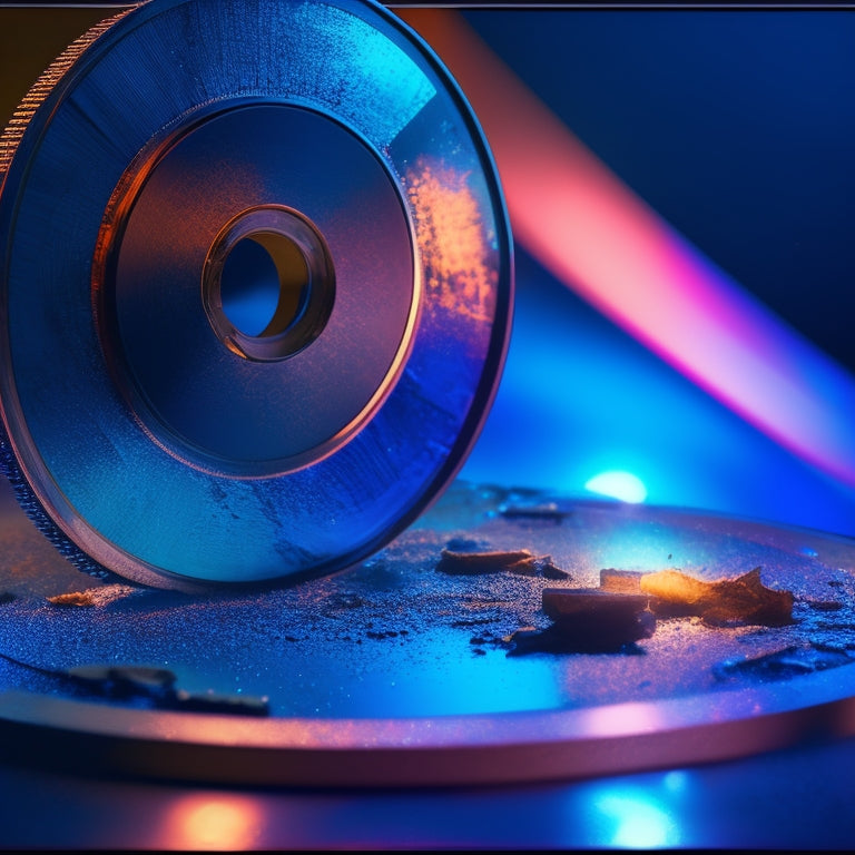 A broken, cracked, or shattered DVD or Blu-ray disc with a faint, glowing digital screen reflected in its fragments, surrounded by darkness and faint cinematic film reel silhouettes.