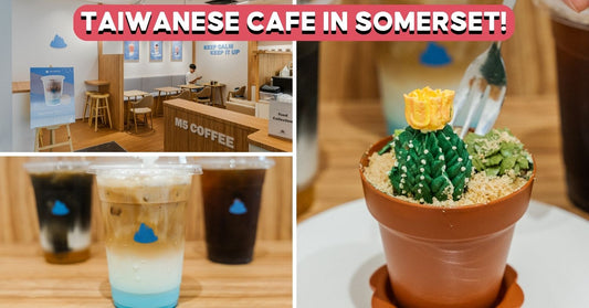M5 Coffee: New Cafe From Taiwan With SG-Exclusive Blue Coffee, Charcoal Honey Latte And More