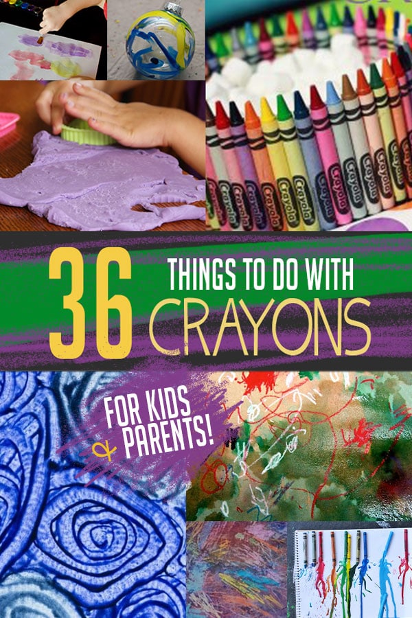36 Things To Do with Crayons for Kids & Parents