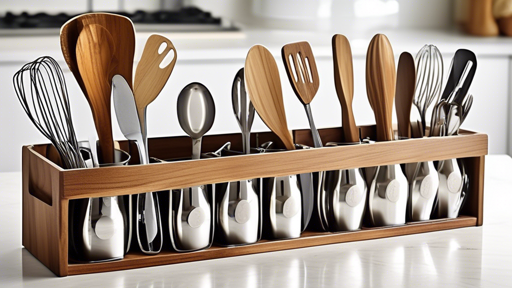 Organize Your Kitchen with a Multi-Functional Utensil Caddy ...