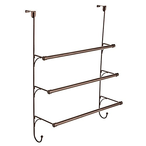 Franklin Brass 193153-CBZ Over-Door Triple Towel Rack, Bronze