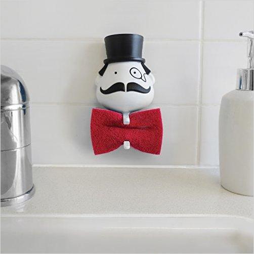 Mr. Sponge Plastic Sponge Holder for Kitchen Sink & Bath