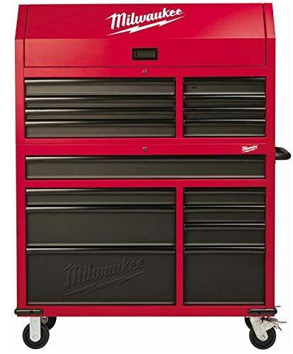 Heavy-duty, Drawer 16 Tool Chest 46 In. and Rolling Cabinet Set, Red and  Black, Personal Valuables Storage Drawer with Separate Lock in the Tool  Chest