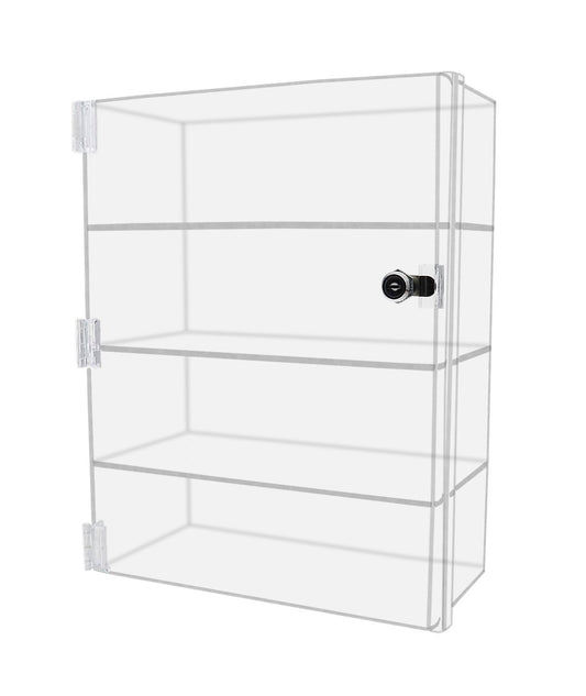Amazon best marketing holders acrylic lucite countertop display case showcase box cabinet 12w x 7d x 16h bakery pastry bread cabint or collectibles