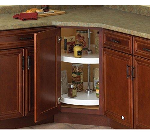 Budget friendly knape vogt pfn20st w 31 5 by 20 by 20 full round polymer lazy susan cabinet organizer