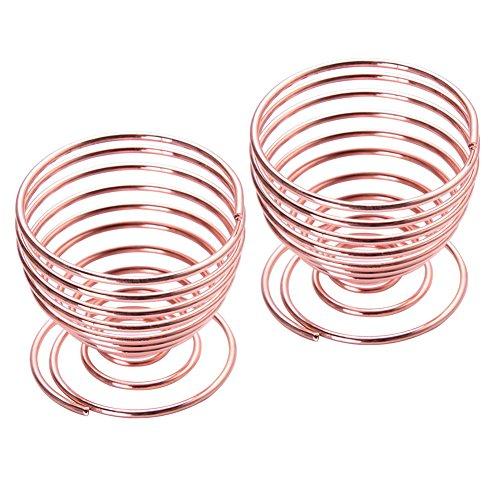 2 Pieces Makeup Sponge Holder Makeup Drying Stand Sponge Puff Holder Rack, Rose Gold