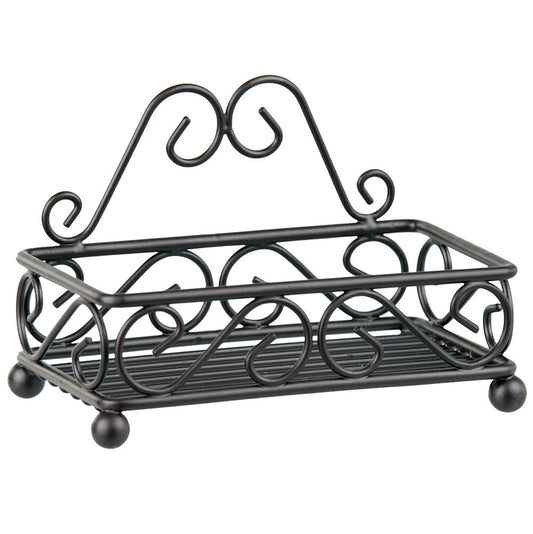 Home Basics Scroll Collection Sponge Holder, Bronze