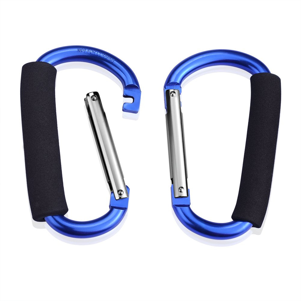 SIENOC Shopping Bag Holder Handle Grocery Bag Holder Carrier Tool Large Bag Hook Grip Your Tote (2, Blue)