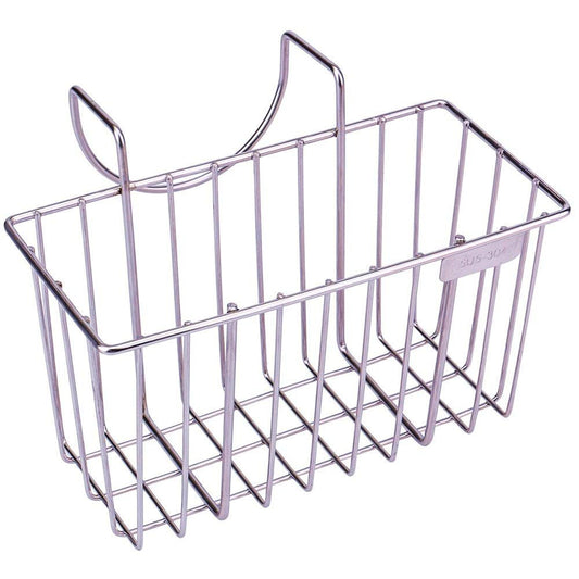 Haolide Stainless Steel Kitchen Sponge Holder,Silver Sink Caddy Organizer Soap Sponge Rack Brush Sponge Sink Draining