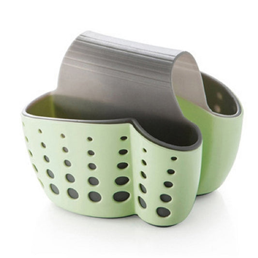 Gilroy Sink Caddy Sponge Holder Soap Holder, Plastic Saddle Faucet Caddy Desk Organizer Holder