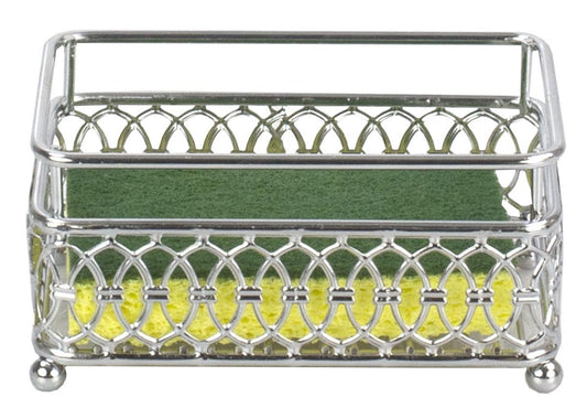 Home Basics Infinity Collection Sponge Holder, Chrome