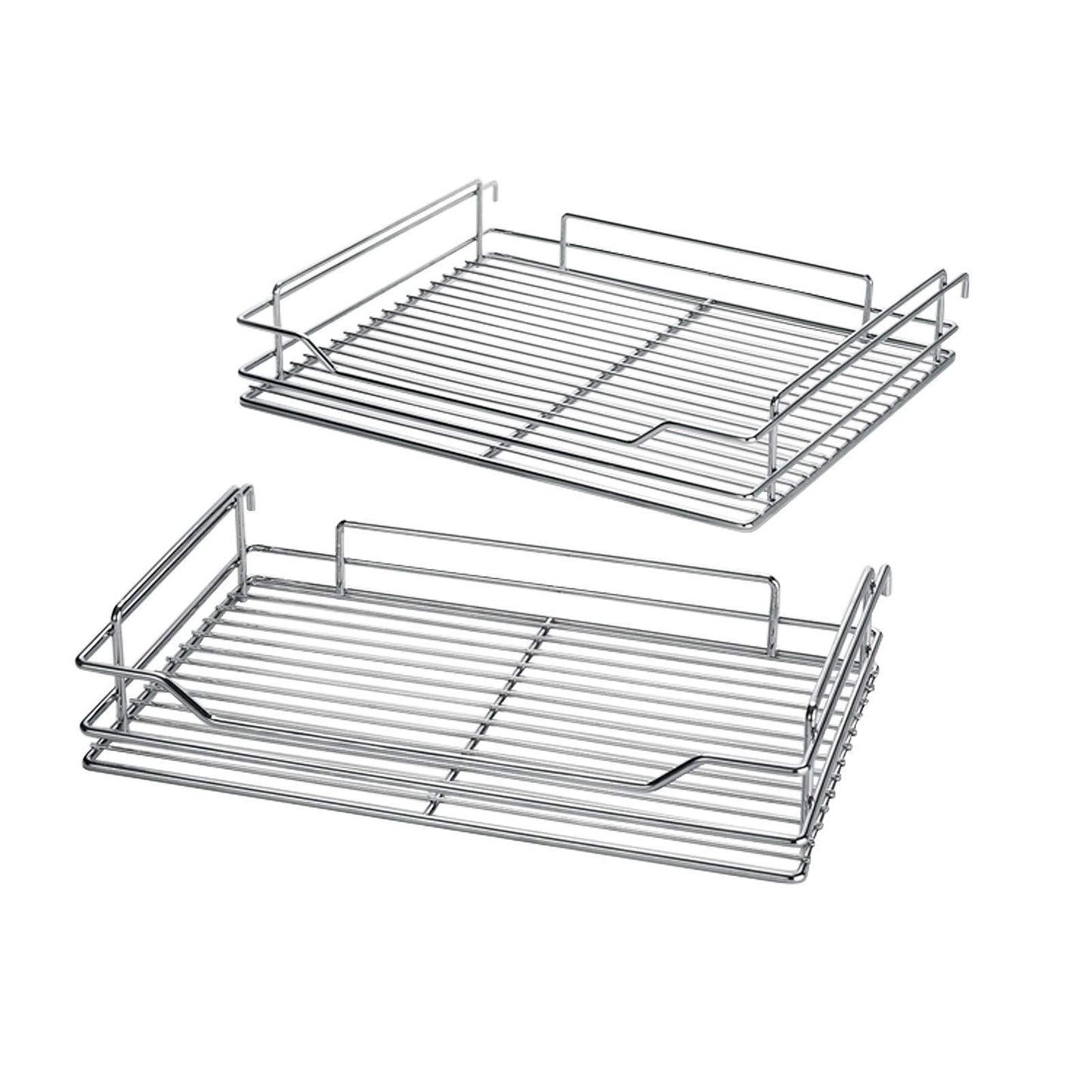 Shop here 34 6x21 3x8 3 in under cabinet pull out chrome 4 tier wire basket organizer cabinet dish rack shelves bowl utensils holder full pullout set gray bottom