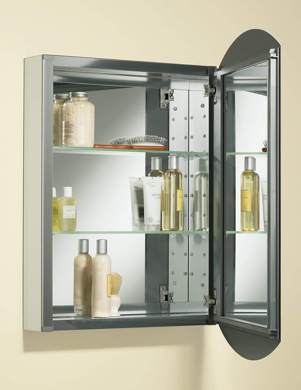 Selection kohler k 3073 na archer frameless 20 inch x 31 inch aluminum bathroom medicine cabinet recess or surface mount