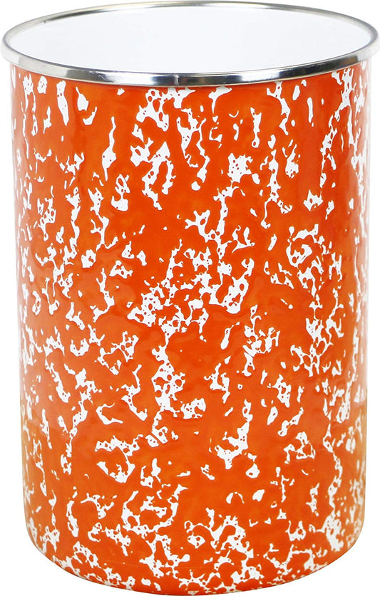 Calypso Basics 82850 Enamel on Steel Utensil Holder, Orange