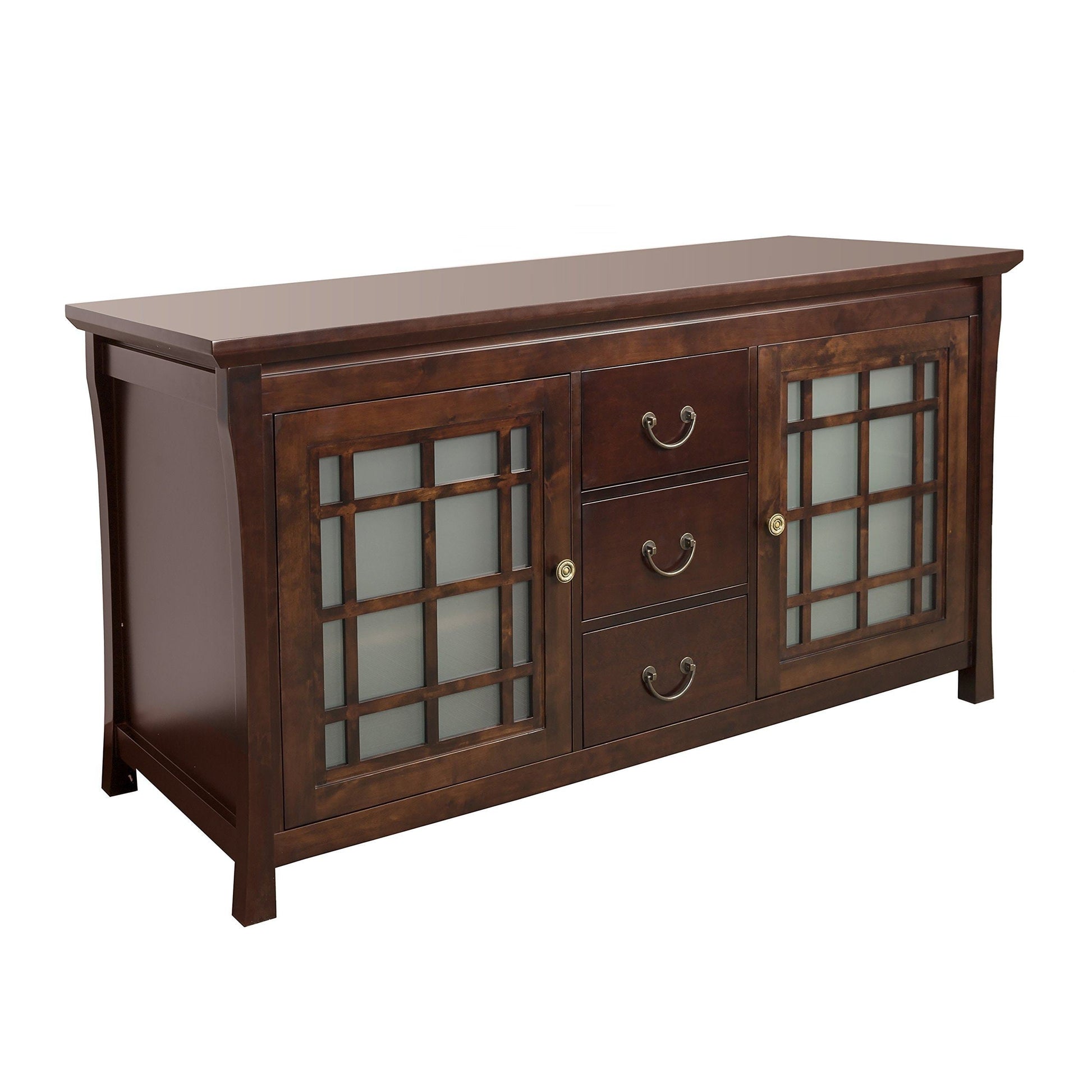 Top rated ronbow shoji 60 inch living room bathroom furniture in vintage walnut wood cabinet with three drawers wood countertop 040460 d f07_kit_1