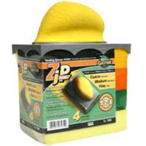 Ali Industries 7232 Durable Plastic Sanding Sponges & Holder