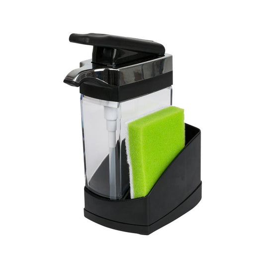 Casabella Sponge Holder Sink Sider Blk Chrome Solo w Spong Item # 8550033