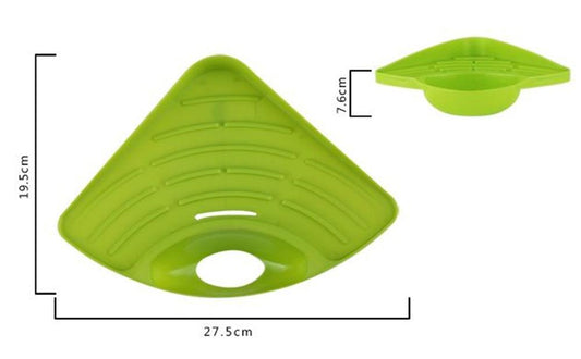 Corner Storage Odds Bathroom Kitchen Sink Soap Tool Rack Sponge Holder Suction Cup home storage organization home office storage